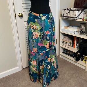Peruvian Connection maxi wrap skirt size 12.